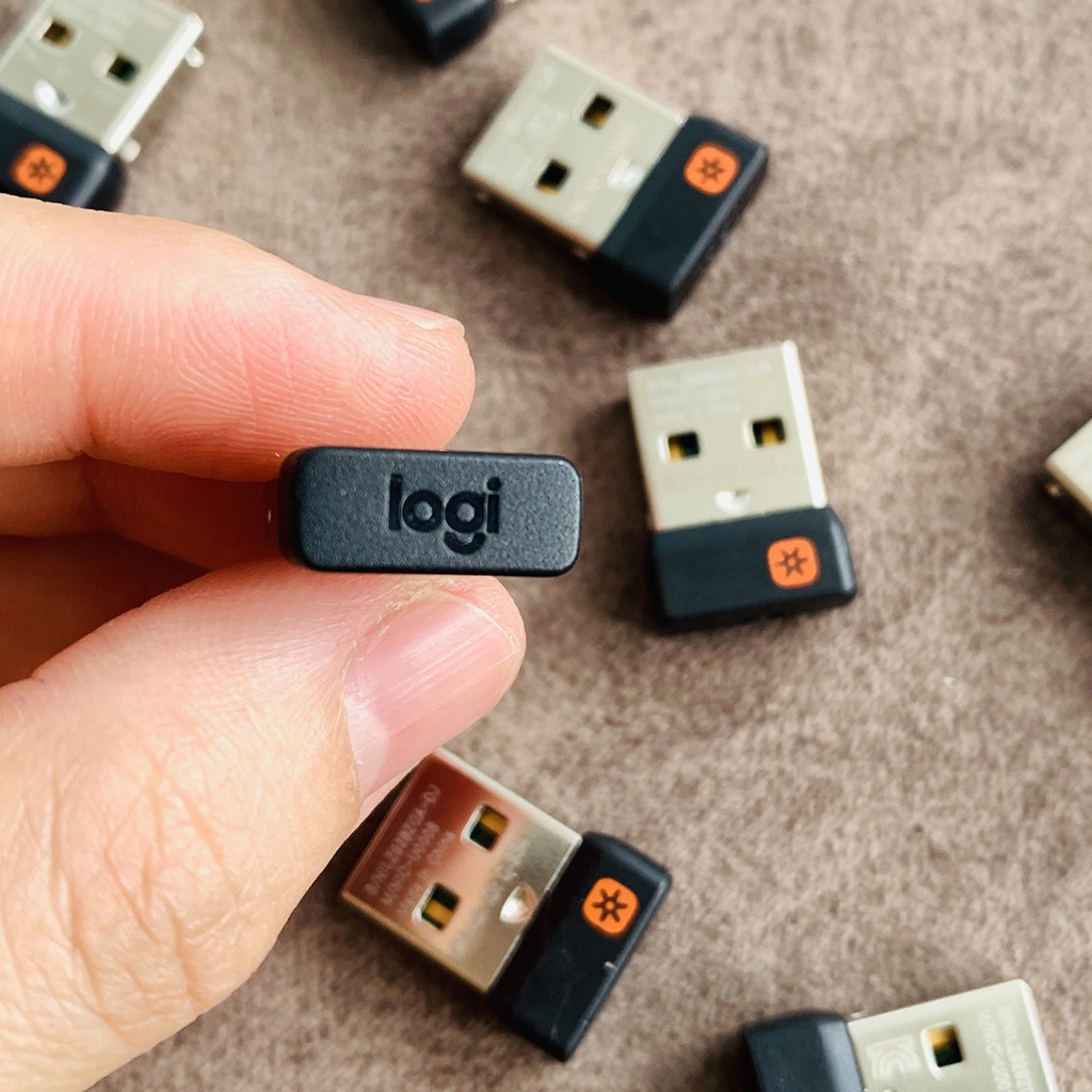 Đầu USB thu tín hiệu không dây UNIFYING RECEIVER Logitech Kết Nối 6 Thiết Bị