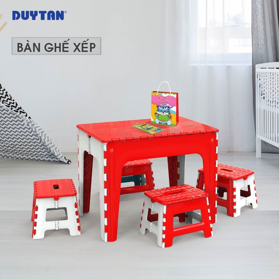 Bàn nhựa xếp Duy Tân cao cấp (65*45*50 cm)