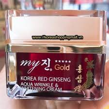 Kem Dưỡng Da  ban ngày Hồng Sâm My Gold Hàn Quốc (Đỏ) 50ml