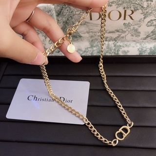 DIOR Vòng cổ Mặt Chữ CD Thời Trang Hàn Quốc