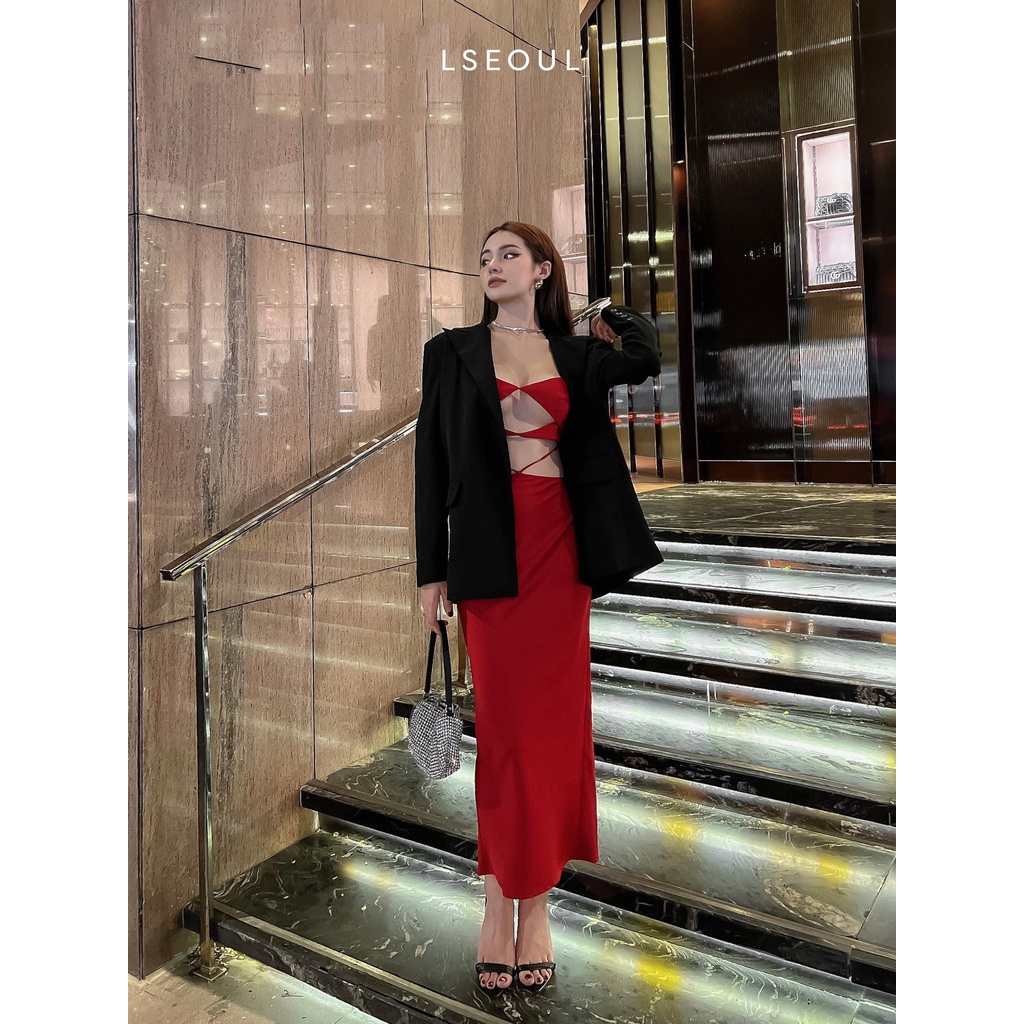 Áo Vest Nữ Khoác Ngoài LSEOUL K0332 Nhiều Màu Form Đứng Sang Trọng Thanh Lịch