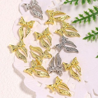 Charm nơ nail trang trí móng, phụ kiện đính móng tay