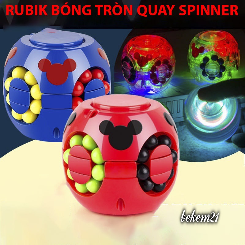 (SIÊU BIẾN THỂ) Rubik Spinner Biến Thể HÌNH LON NƯỚC NGỌT hộp tròn ngắn có thể quay tròn kèm dây đeo có thể mang theo NE