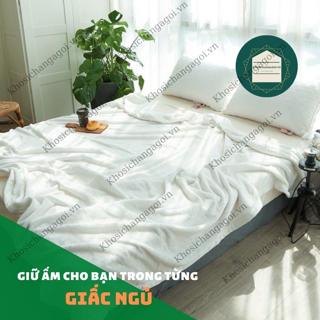 Chăn lông thỏ BLANKET dùng 4 mùa hàng Xuất Nhật cao cấp