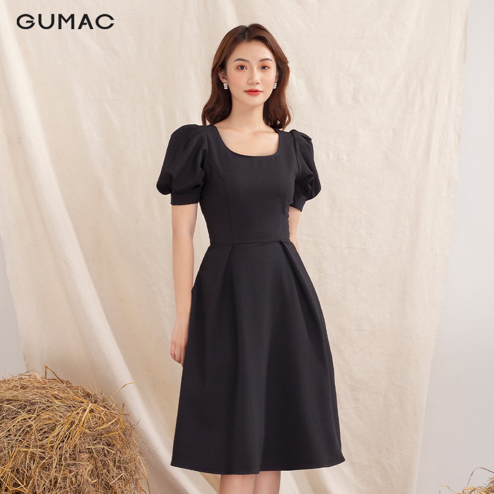 [Mã WABR0101 giảm 10% đơn 99K] Đầm cổ U phom xòe DA1049 GUMAC | BigBuy360 - bigbuy360.vn