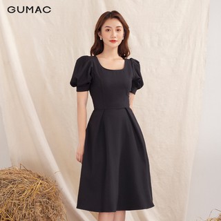 Đầm cổ U phom xòe DA1049 GUMAC