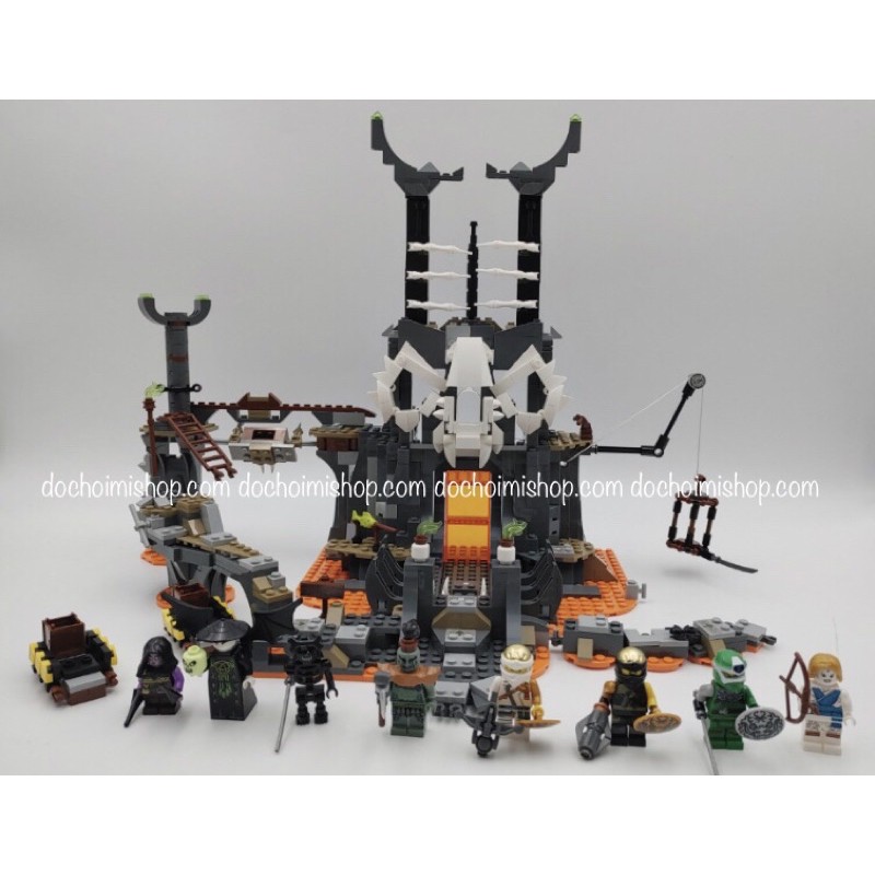 Ảnh thật cuối  Lắp ráp 7184 Ngục tối của phù thuỷ đầu lâu Ninjago Season 13