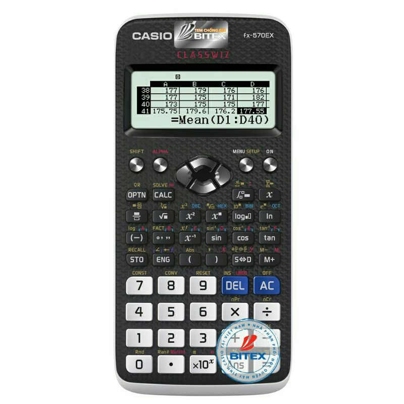 BẢO ĐẢM CHÍNH HÃNG 💯.BẢO HÀNH 7 NĂM. Máy tính casio 580vn fx plus