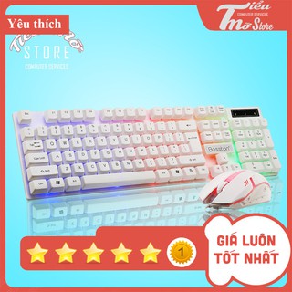 Bộ bàn phím chuột máy tính bosston có led 7 màu