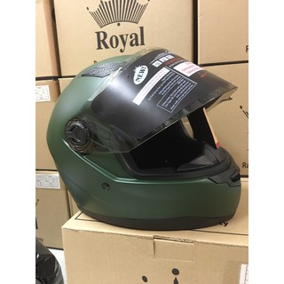Like New [Bảo Hành 12 Tháng] Mũ Bảo Hiểm Fullface ASIA MT136 HÀNG CHÍNH HÃNG 100% asia 136 Màu Xanh Rêu