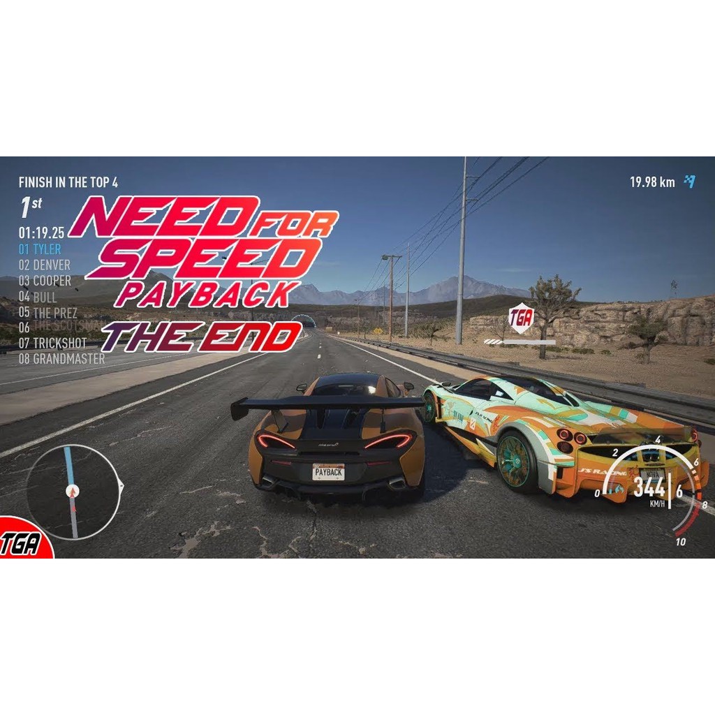 Đĩa game Need For Speed Payback dành cho máy PS4