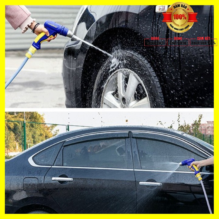 Súng xịt rửa xe ô tô thương hiệu cao cấp Goodyear GY-2858 3 chế độ tia thông minh