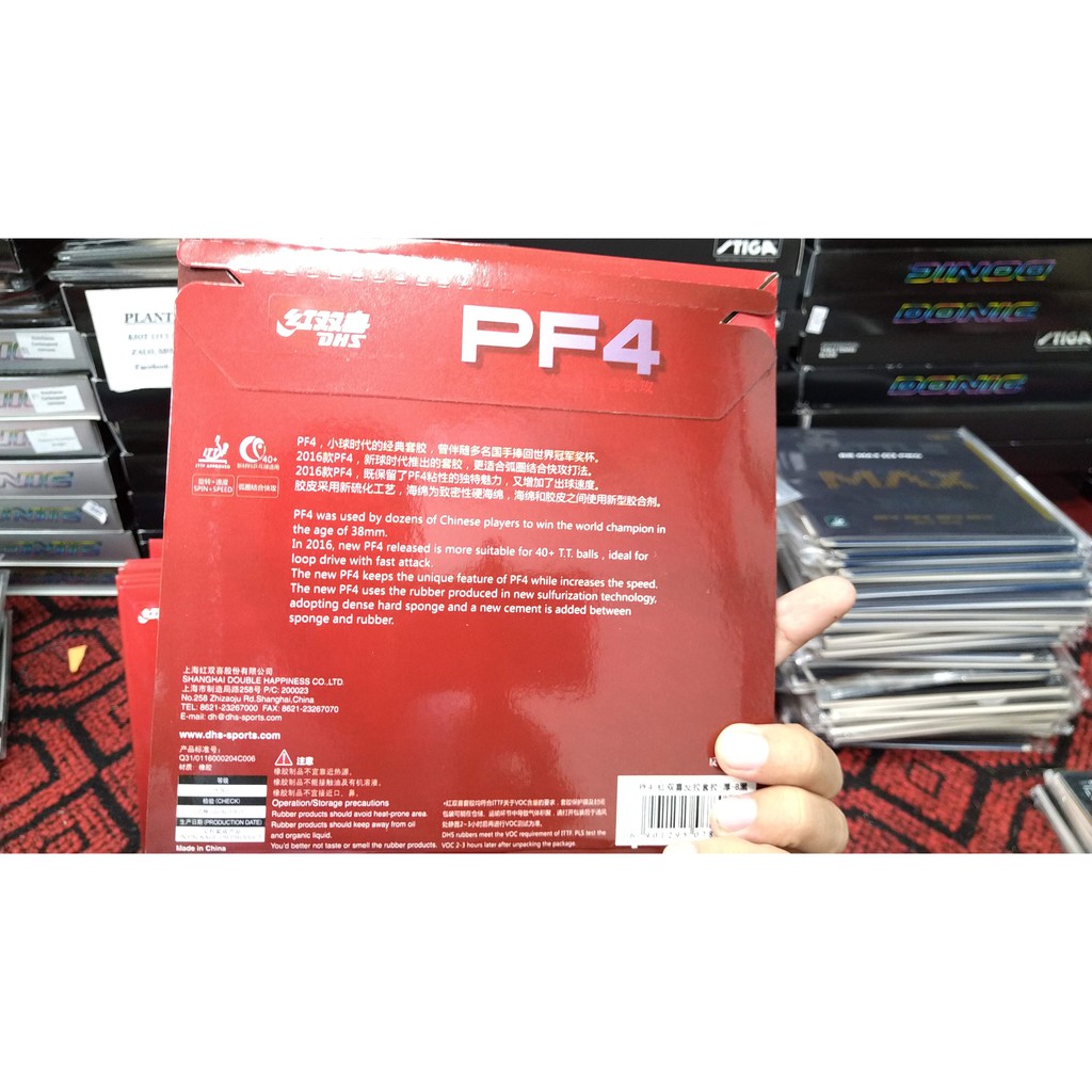 MẶT VỢT BÓNG BÀN DHS PF4