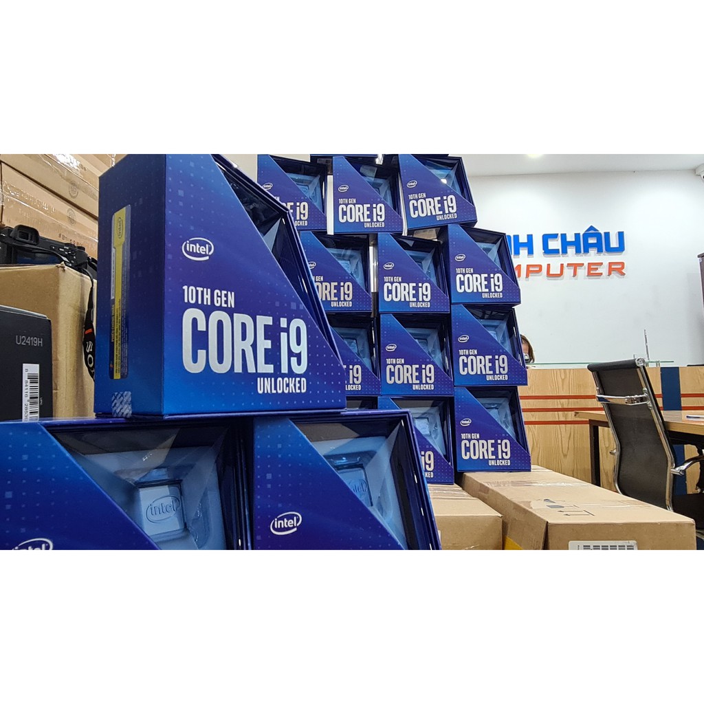 CPU Intel Core i9 10900K (3.7GHz turbo up to 5.3GHz, 10 nhân 20 luồng, 20MB Cache, 125W) - Box hãng