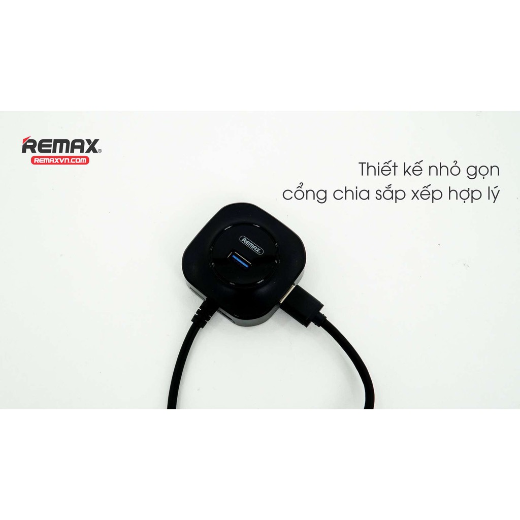 [Mã ELFLASH5 giảm 20K đơn 50K] Ổ cắm USB 3.0 Remax RU-U8 ✓ hàng chính hãng ✓ Bảo hành Toàn quốc