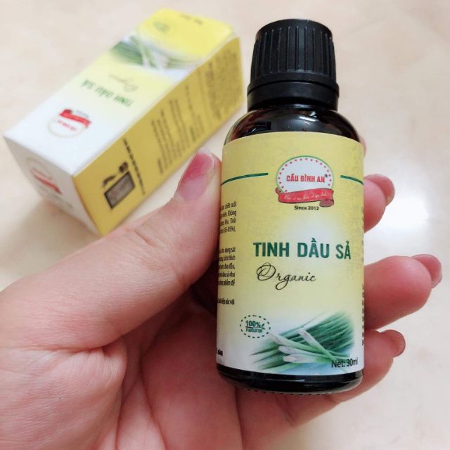 Tinh dầu sả nguyên chất Cầu Bình An 30ml