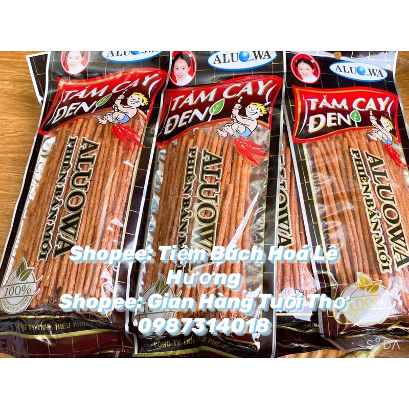 Snack Tăm cay đen-Ăn vặt cổng trường