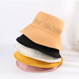 Mũ bucket, mũ rộng vành thêu chữ nổi siêu hot