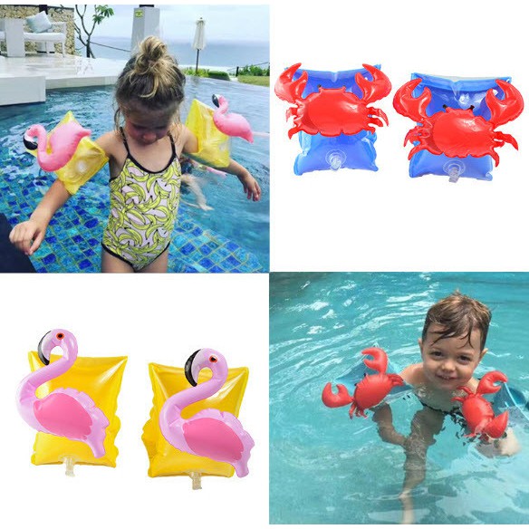 [SALE SỐC] Phao tay hình hồng hạc 3D cho bé tập bơi