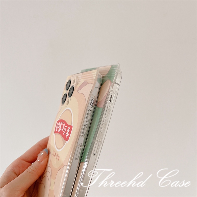 Ốp Điện Thoại TPU Mềm Chống Sốc Họa Tiết Khoai Tây Chiên Cho iPhone 14 13 12 11 Pro Max SE2020 X Xr Xs Max 8 7 6 6s Plus