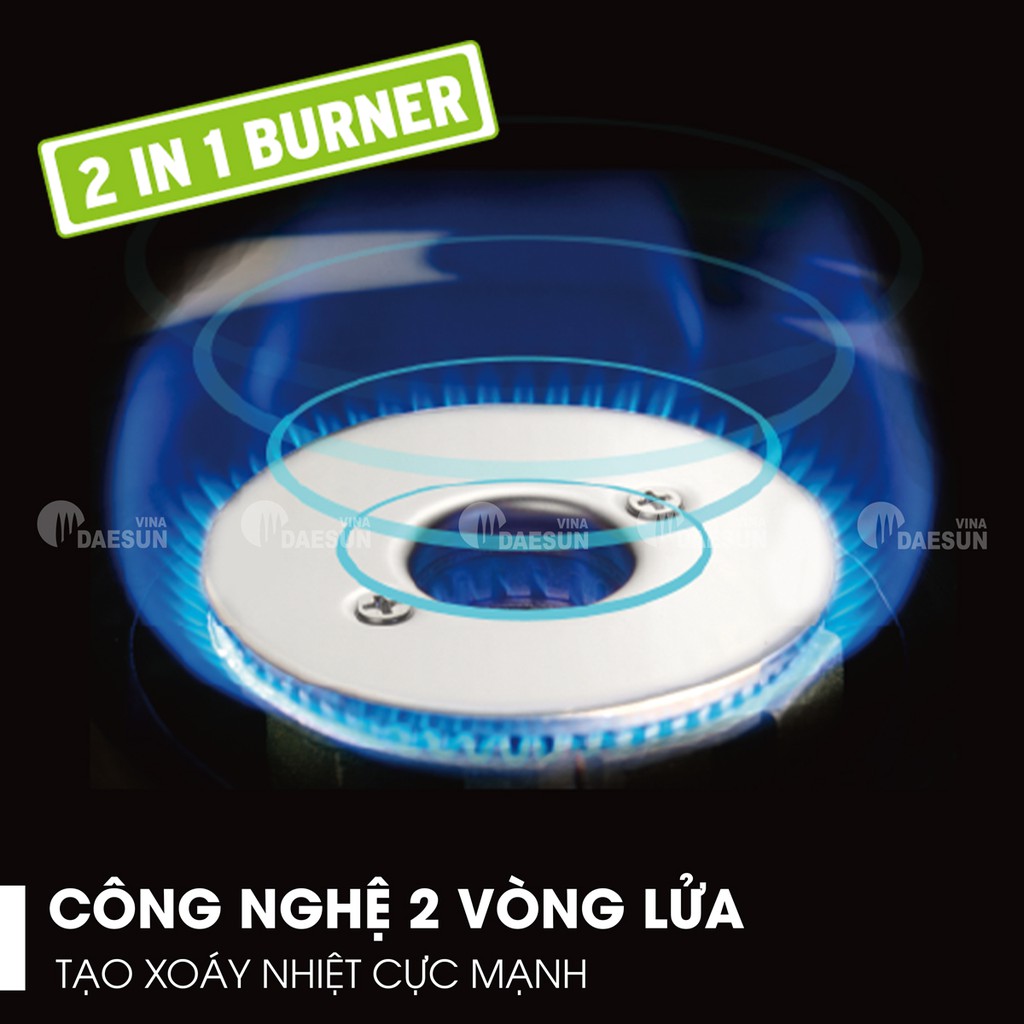 Bếp Ga Mini Cao Cấp Maxsun MS-808 - Công Suất 2200W | 2 Vòng Lửa | Nhôm Nhẹ - Inox Chống Rỉ | Bảo Hành Chính Hãng 1 Năm