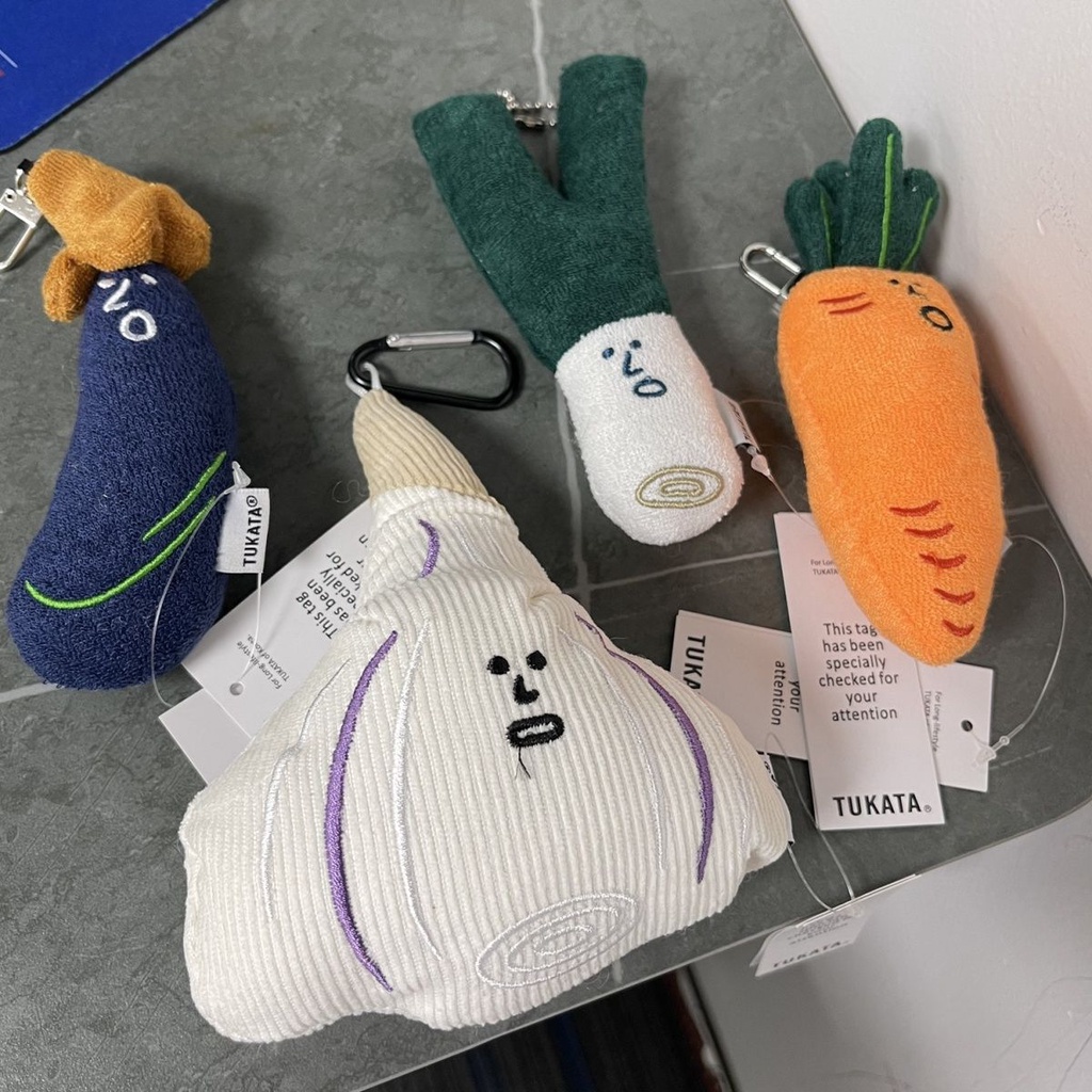 Móc Khóa Nhồi Bông Hình Trái Cây Dễ Thương Cho Cặp Đôi