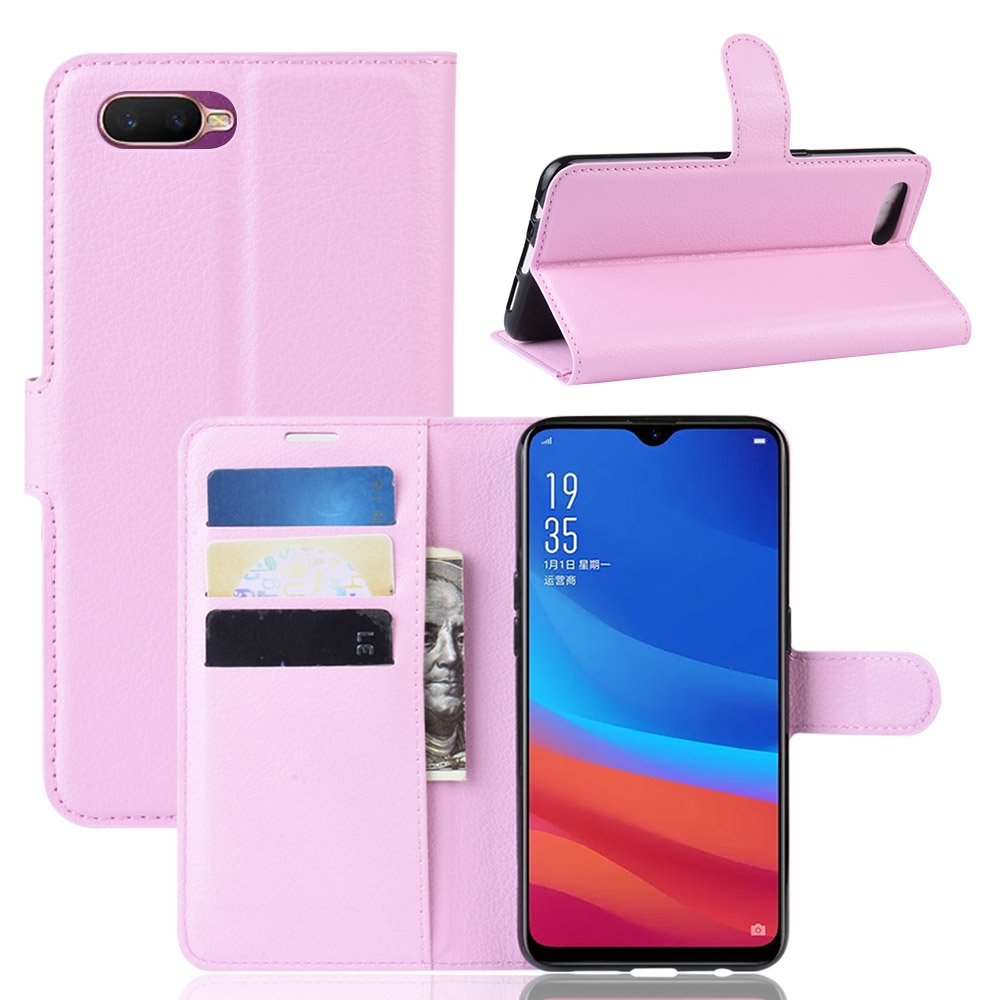 Bao da điện thoại phong cách sang trọng có ngăn đựng thẻ cho OPPO A3S / A5S / AX5S | BigBuy360 - bigbuy360.vn