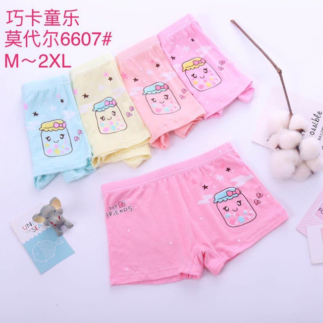 Combo 10 Quần Đùi Cotton Cho Bé Gái Siêu Xinh