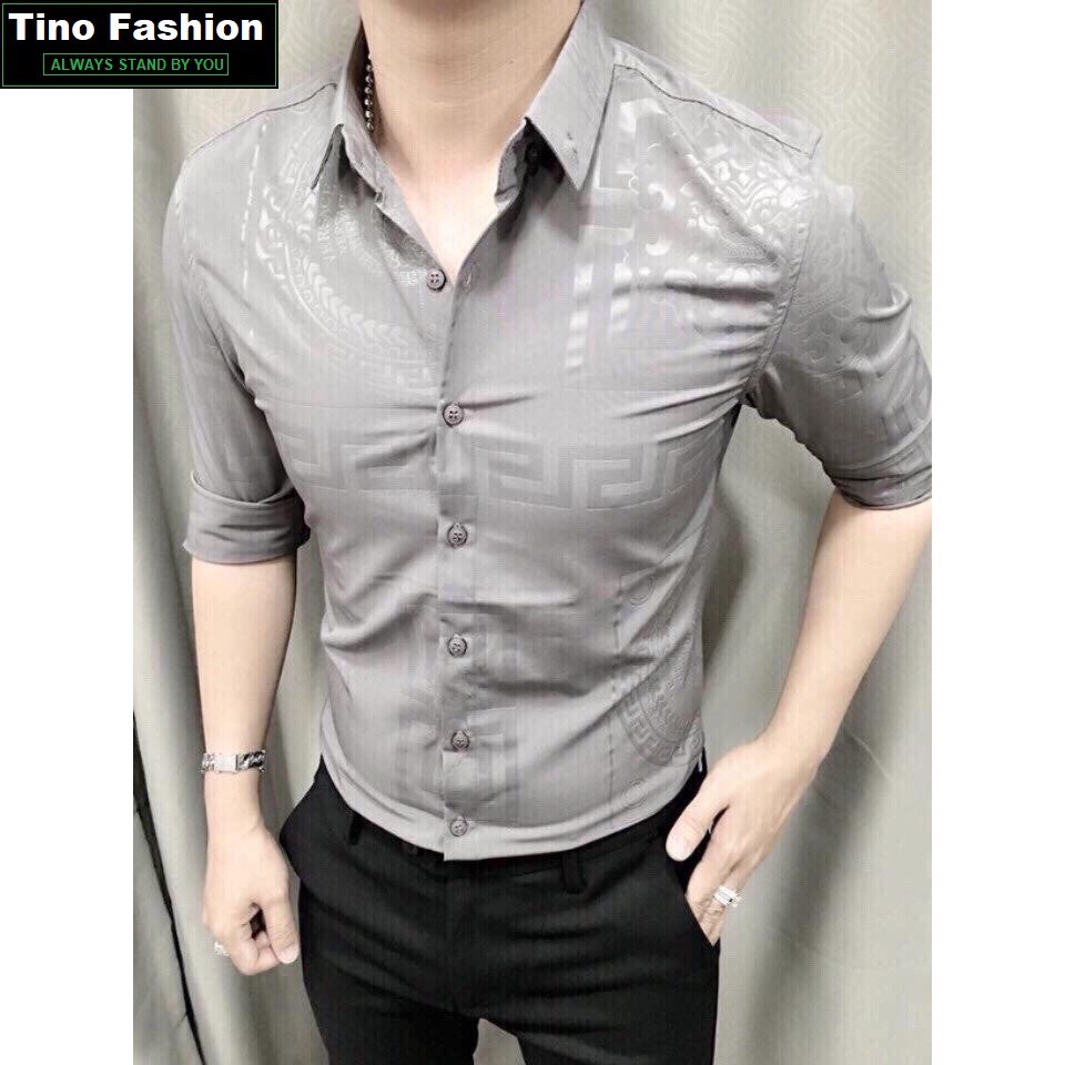 Áo Sơ Mi Nam Cao Cấp HÀN QUỐC Phong Cách Tino Fashion - Dài tay