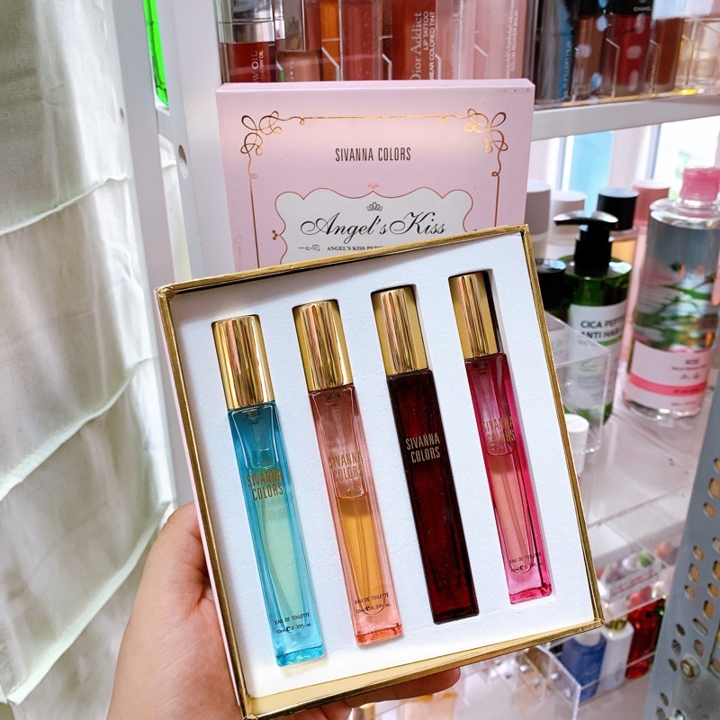 Set nước hoa 4 chai sivanna hồng