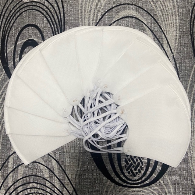 Combo 10 Khẩu trang vải không dệt chống khuẩn bụi mịn,chất liệu ,người lớn trẻ em đều dùng đươc (loại dây sợi)