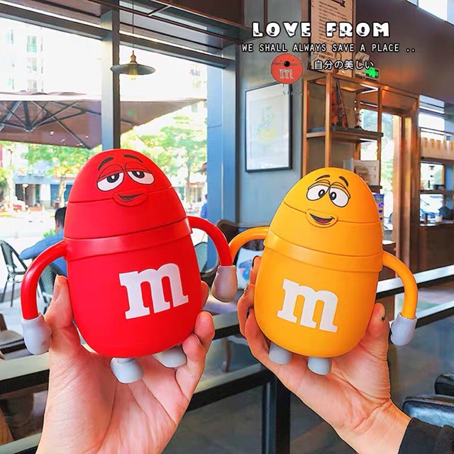 Bình nước cho bé phiên bản kẹo M&M
