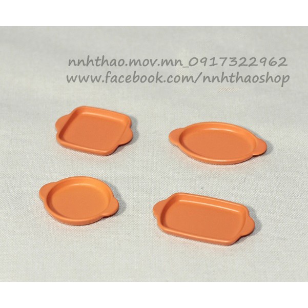 Miniature_Bộ 4 đĩa có tay cầm (1:6 1:12)