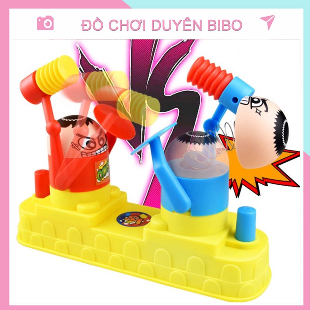 Đồ chơi võ sĩ thi đấu 2 người chơi - Đồ chơi võ sĩ song đấu Hammering Contest BGV