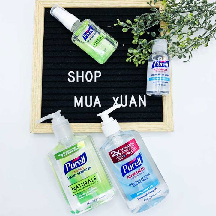 Gel rửa tay Purell nhiều mẫu, 59ml