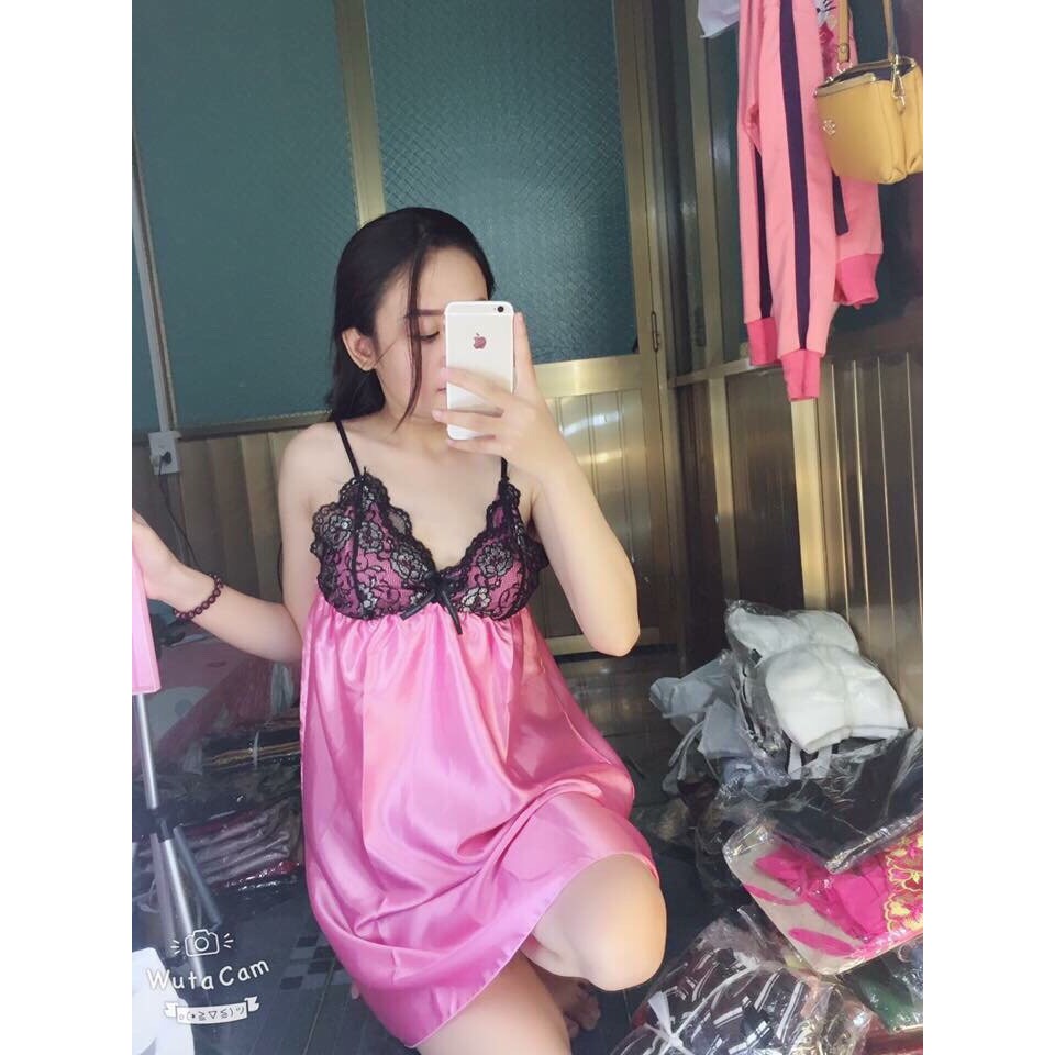 [Mã FAMAYWA giảm 10K đơn 50K] ĐẦM NGỦ PHI BÓNG SEXY REN ĐEN | BigBuy360 - bigbuy360.vn