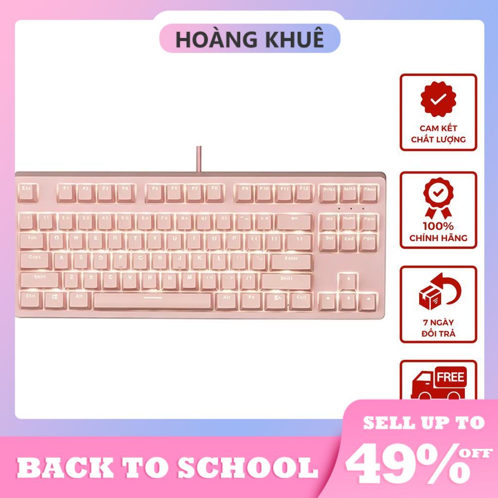 Bàn Phím Cơ E-Dra EK387 Đèn Led 6 Màu, Chống Nước -Phiên bản 2021 - Bảo hành chính hãng 24 Tháng