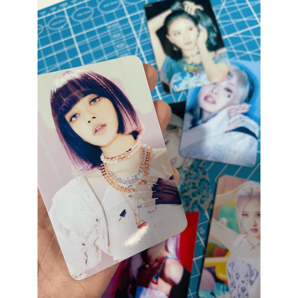 SET 8 CARD BLACKPINK 4+1 POP UP STORE UNOFF