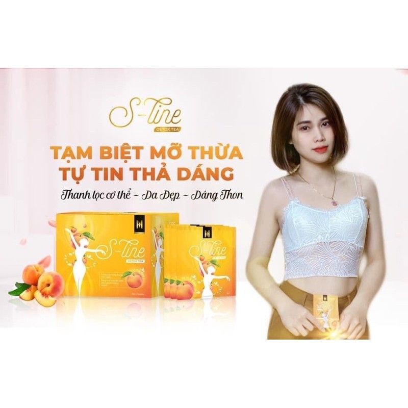 Trà đào giảm cân Sline  mua 1 tặng 1, cam kết chính hãng.