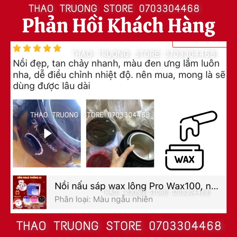 Nồi Nấu Sáp Wax Lông Nóng ProWax100-iFanze Chuẩn Loại 1