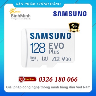 Thẻ Nhớ MicroSD 64GB / 128GB Samsung Evo Plus U3 Class 10 – Tốc Độ 130MB/s Gắn Cho Camera, Điện Thoại (Tặng Kèm Adapter)
