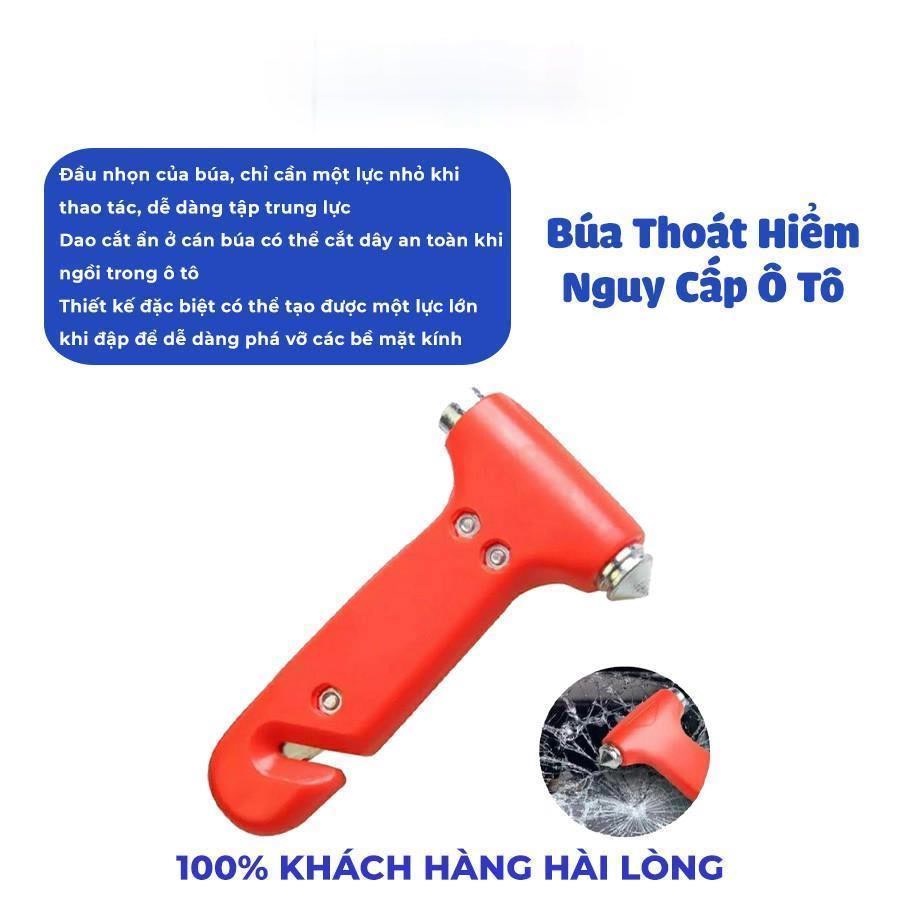 [SKM] Búa thoát hiểm trong trường hợp nguy cấp trong xe ô tô, cắt dây an toàn tránh nguy hiểm khi khẩn cấp 206206