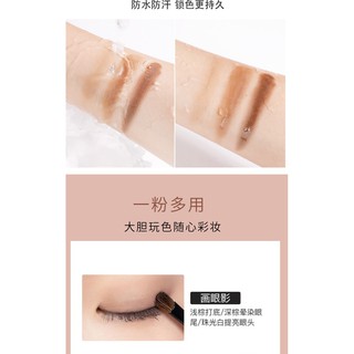 Bột tán chân mày 3 màu Novo