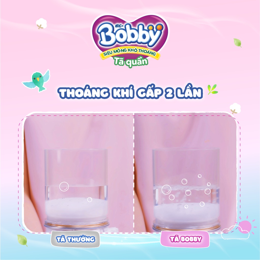 Tã quần Bobby mới S46/M42/L38