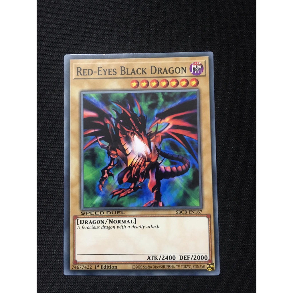 Bài yugioh speed duel - Red-Eyes Black Dragon - SBCB-EN167 hoặc SS02-ENB01
