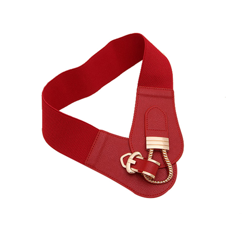 Thắt lưng bằng da bản to thiết kế thời trang cho nữ