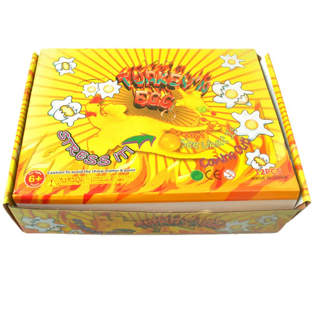 Móc khóa hình con gà bóp tay giảm căng thẳng