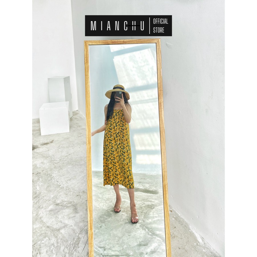 Đầm Maxi Hai Dây MIANCHU Vải đũi mền mịn không nhăn D2DFS01 | BigBuy360 - bigbuy360.vn