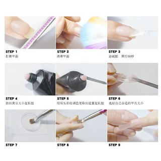 Gel gôm làm móng giả