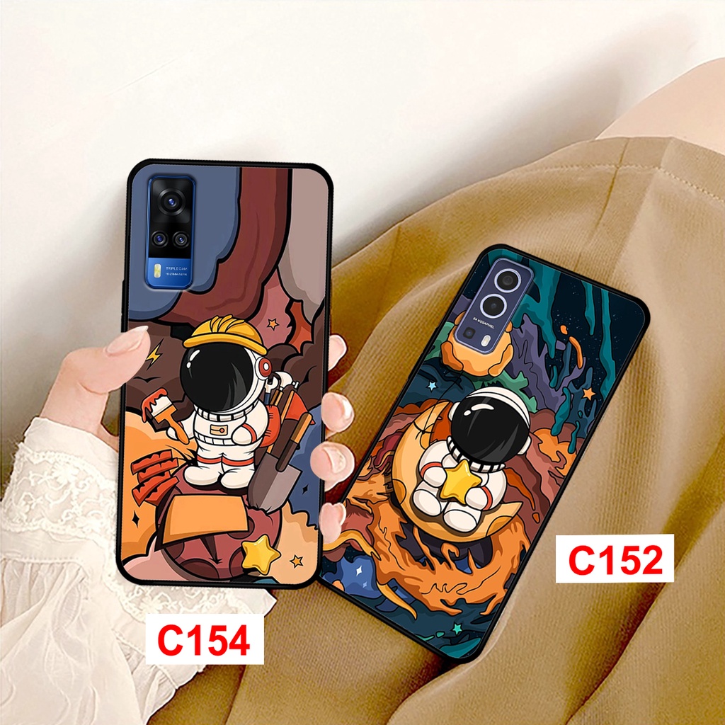 Ốp lưng Vivo Y53s - Y51 - Y72 5G in hình phi hành gia , vũ trụ ngân hà . ốp lưng vivo rẻ bền đẹp.